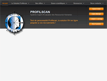 Tablet Screenshot of profilscan.com